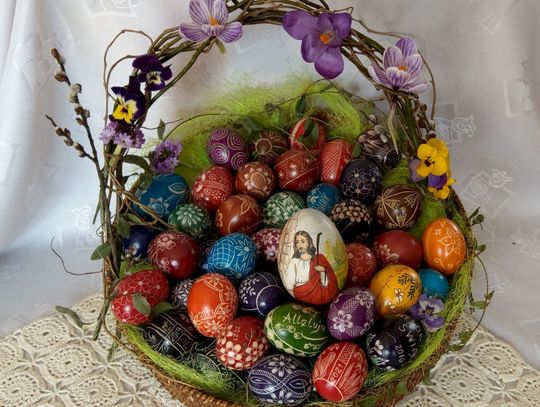 Gm. Zamość: Wielkanocny kosz pisanek - konkurs w GOK rozstrzygnięty