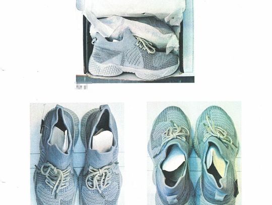 Takie buty dostała mieszkanka gm. Zamość. Zamówiła i zapłaciła za całkiem inne, markowe.