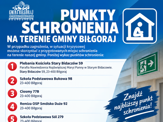 Gmina Biłgoraj ćwiczy procedury na wypadek ataku z powietrza