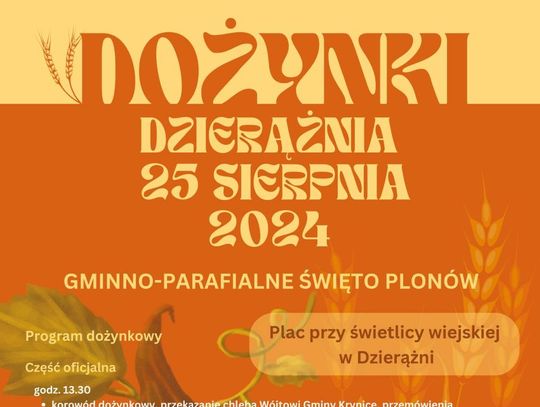 Gmina Krynice: Święto Plonów w Dzierążni