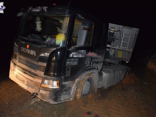 Nietrzeźwy kierowca ciężarówki zatrzymany w Łabuńkach Drugich dzięki zgłoszeniu na numer alarmowy 112.