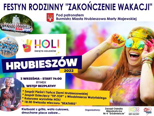 Hrubieszów: Będzie festyn na pożegnanie z wakacji