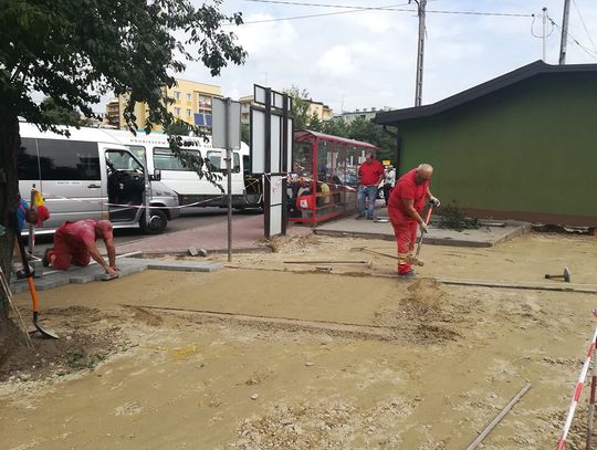 Hrubieszów: Jest nowy chodnik przy ul. Piłsudskiego