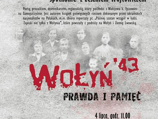 Hrubieszów pamięta o Rzezi Wołyńskiej. Biblioteka organizuje spotkanie z regionalistą