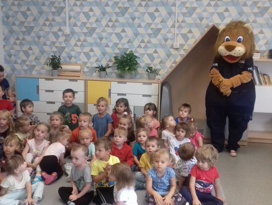 Hrubieszów: Sierżant lew u przedszkolaków