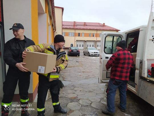 Hrubieszów: Strażacy rozwożą maseczki ochronne