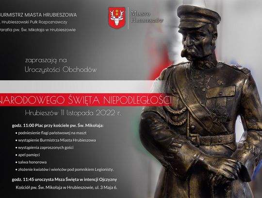 Hrubieszów: Uroczystości w rocznicę odzyskania niepodległości