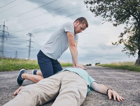 Hrubieszów: W piątkę uratowali życie 67-letniemu rowerzyście, który dostał zawału