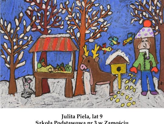 Jakie piękne rysunki! Dzieci dostały za nie nagrody