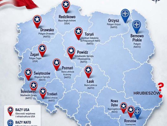 Burmistrz Hrubieszowa proponuje aby w okolicach miasta relokować cześć elitarnych wojsk USA i przekształcić ten rejon w strategiczny bastion wysuniętej obecności NATO.