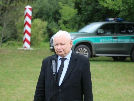Jarosław Kaczyński mówił o bezpieczeństwie na granicy