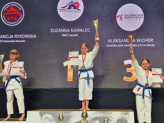 Zuzanna Kawalec zdobyła złoty krążek w konkurencji kumite.