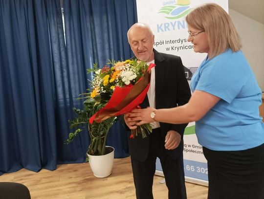 Jerzy Łaszkiewicz przeszedł na zasłużoną emeryturę. Fot. Gmina Krynice