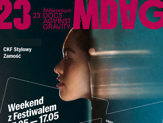Kino dokumentalne w Zamościu. Weekend z 23. Festiwalem Millennium Docs Against Gravity W dniach 15-17 maja Centrum Kultury Filmowej „Stylowy” przy ul. Odrodzenia 9 zaprasza na Weekend z 23. Festiwalem Millennium Docs Against Gravity.