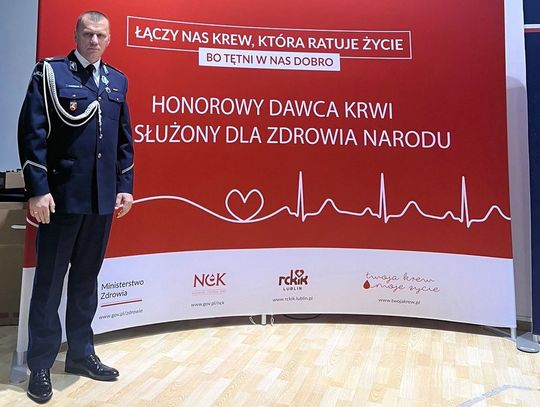 Podinspektor Robert Oleszczuk, komendant Komisariatu Policji w Szczebrzeszynie.