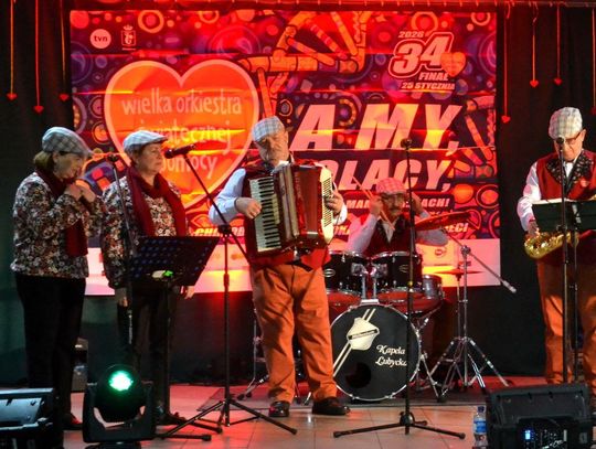 Finał Wielkiej Orkiestry Świątecznej Pomocy w Lubyczy Królewskiej.