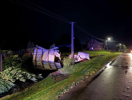 Krajobraz po burzy w powiecie zamojskim. Najbardziej ucierpiały Dub, Koniuchy i Kotlice