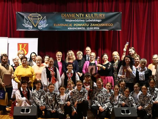 Eliminacje powiatowe Konkursu Diamenty Kultury Województwa Lubelskiego 2025 w Krasnobrodzie.