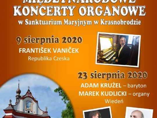 Krasnobród: Koncerty organowe w Sanktuarium