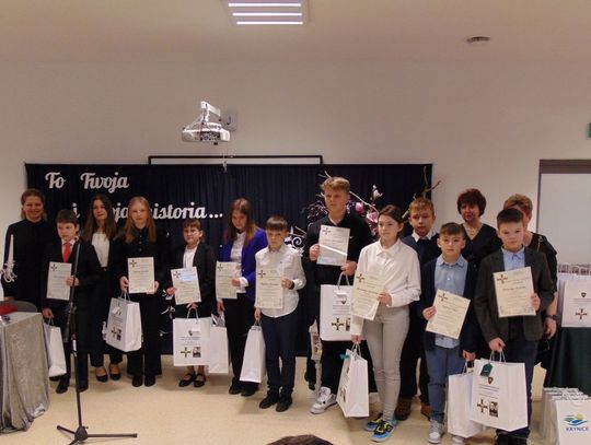 Laureaci IX Powiatowego Konkursu Interdyscyplinarnego ,,To Twoja i moja historia…".