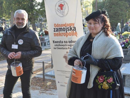 Kwesta na cmentarzach. W Zamościu zebrano mniej niż rok temu, ale w Zwierzyńcu padł rekord