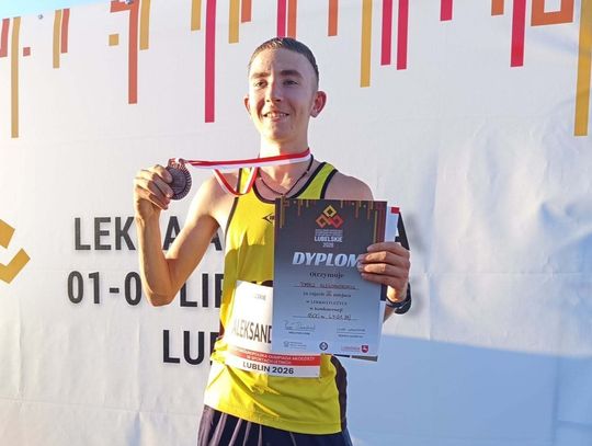 Tomasz Aleksandrowicz został brązowym medalistą mistrzostw Polski juniorów młodszych U18.