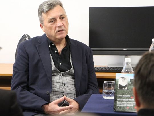 Spotkanie autorskie z Leszkiem Wójtowiczem w Bibliotece Akademii Zamojskiej.