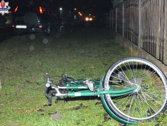 Majdan Wielki: Potrącony rowerzysta z obrażeniami ciała w szpitalu