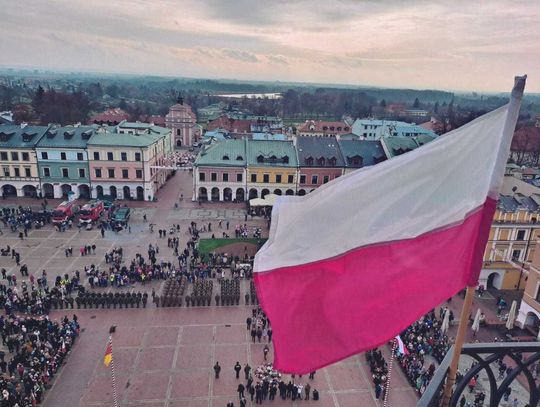 O godz. 13.15 11 listopada na Rynku Wielkim w Zamościu rozpoczną się uroczystości patriotyczne.