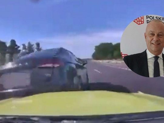 Jechał agresywnie, uderzył w inny samochód, a potem w bariery. Kiedy przyjechał patrol, zrobił mu awanturę. Marszałek województwa lubuskiego.