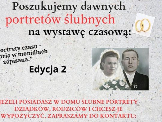 Masz monidło? Pokaż je. Biblioteka poszukuje dawnych portretów ślubnych