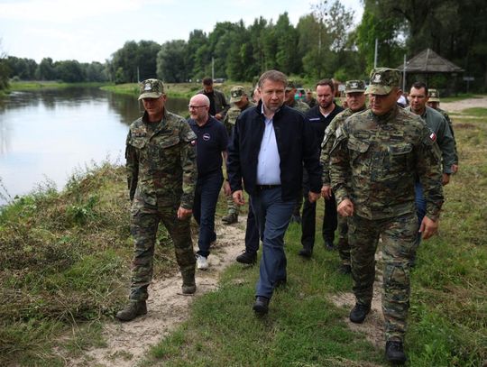 Minister Spraw Wewnętrznych i Administracji Marcin Kierwiński odwiedził w poniedziałek rejon wschodniej granicy Polski.