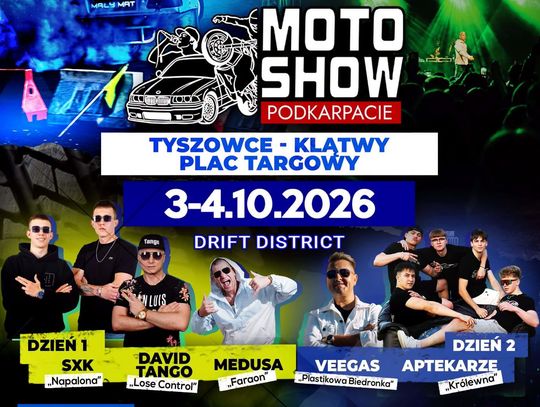 Moto Show Podkarpacie odbędzie się 3 i 4 października na placu targowym w gminie Tyszowce.