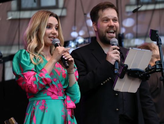 Koncert Promenadowy na Rynku Wielkim w Zamościu.