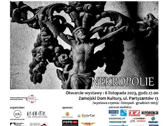 6 listopada odbędzie się wernisaż wystawy „Nekropolie”.