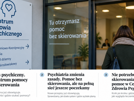 Reforma ma poważne ograniczenie: sieć Centrów Zdrowia Psychicznego nadal nie obejmuje całej Polski.