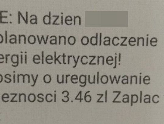"Niedopłata" za prąd kosztowała go 10 tys. zł