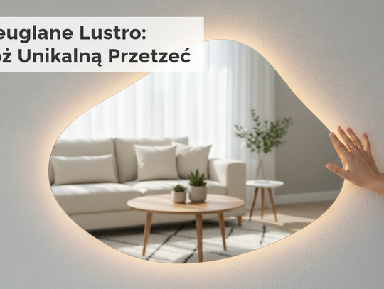 Nieregularne Lustro: Sztuka i Funkcjonalność w Twoim Domu