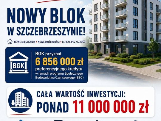 Nowe mieszkania w Szczebrzeszynie