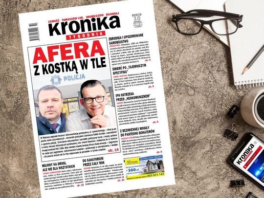 Nowe wydanie "Kroniki Tygodnia" już 10 marca w sprzedaży! Sprawdź, o czym piszemy Najnowszy numer "Kroniki Tygodnia" kupicie już 10 marca. Szukajcie go w punktach sprzedaży.