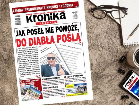 Najnowszy numer "Kroniki Tygodnia" kupicie od 16 grudnia.