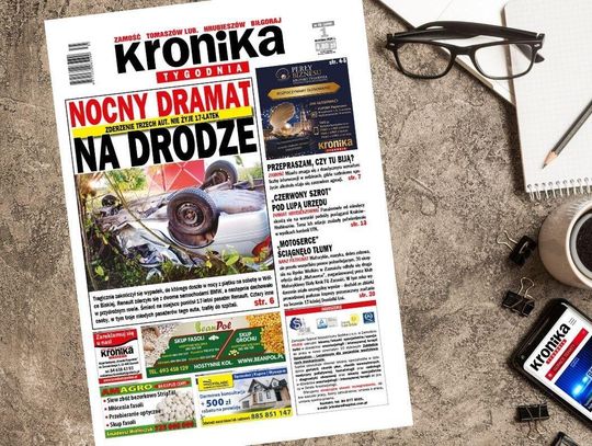 Najnowszy numer "Kroniki Tygodnia" kupicie już 1 września. Szukajcie go w punktach sprzedaży. Na stronie www.eprasa.pl gazeta dostępna jest w wersji elektronicznej.