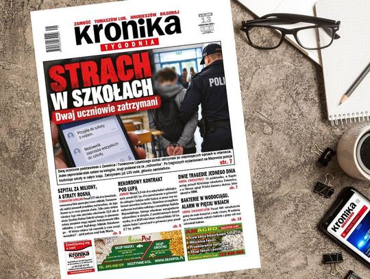 Najnowszy numer "Kroniki Tygodnia" kupicie już 13 października. Szukajcie go w punktach sprzedaży. Na stronie www.eprasa.pl gazeta dostępna jest w wersji elektronicznej.