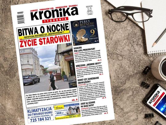 Najnowszy numer "Kroniki Tygodnia" kupicie już 14 lipca. Szukajcie go w punktach sprzedaży. Na stronie www.eprasa.pl gazeta dostępna jest w wersji elektronicznej.