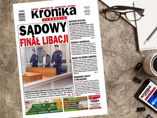 Najnowszy numer "Kroniki Tygodnia" kupicie już 20 października. Szukajcie go w punktach sprzedaży. Na stronie www.eprasa.pl gazeta dostępna jest w wersji elektronicznej.