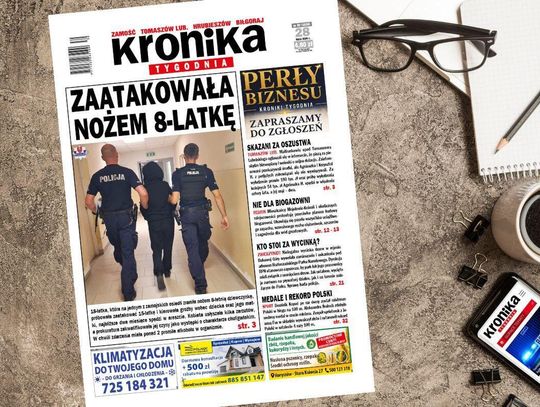 Najnowszy numer "Kroniki Tygodnia" kupicie już 28 lipca. Szukajcie go w punktach sprzedaży. Na stronie www.eprasa.pl gazeta dostępna jest w wersji elektronicznej.