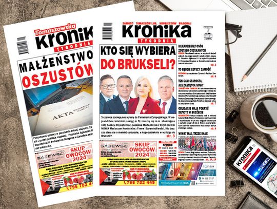 Już jutro 7 maja ukaże się najnowszy numer "Kroniki Tygodnia".  Na stronie www.eprasa.pl gazeta dostępna jest w wersji elektronicznej.