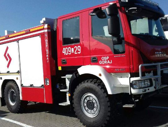 Nowy wóz strażacki dla druhów z Goraja