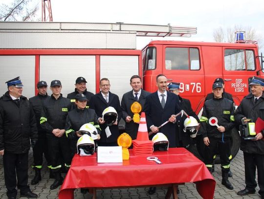 Pięć jednostek OSP z gminy Tyszowce dostało sprzęt do ratowania życia