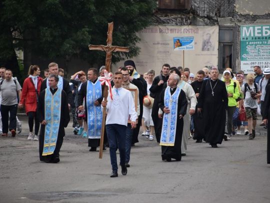 Na zdjęciu IX Piesza Pielgrzymka z Bełza do Częstochowy.